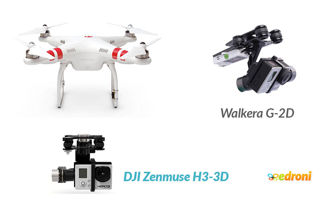 Gimbal per drone per GoPro