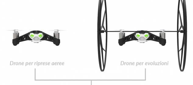 Drone Parrot Minidrone Rolling Spider
